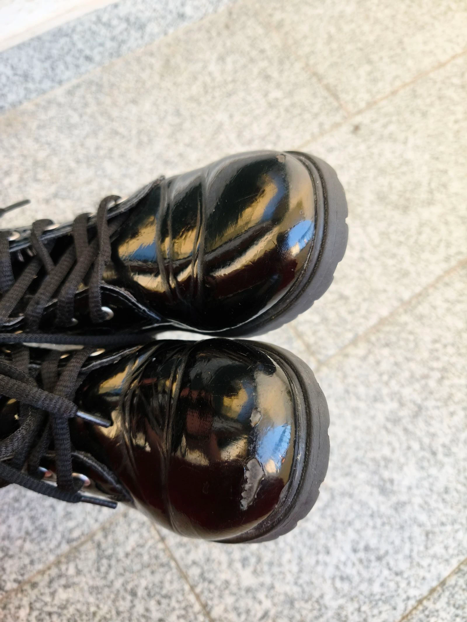Botas militares Mo (Lacado/Negro) | Bottines – photo 5